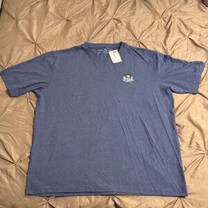 Peter Millar Heather Blue Short Sleeve Tee